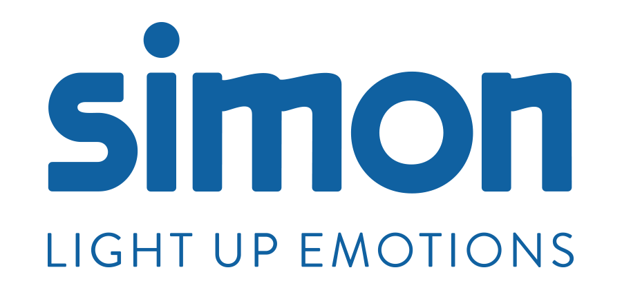 Logo Simon azul light up emotions