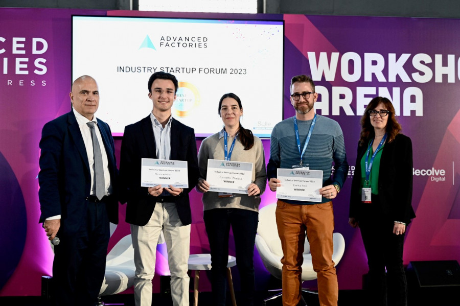 Los ganadores de la pasada edición del Industry Startup Forum de Advanced Factories