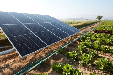 ABB Drip irrigation and solar panel