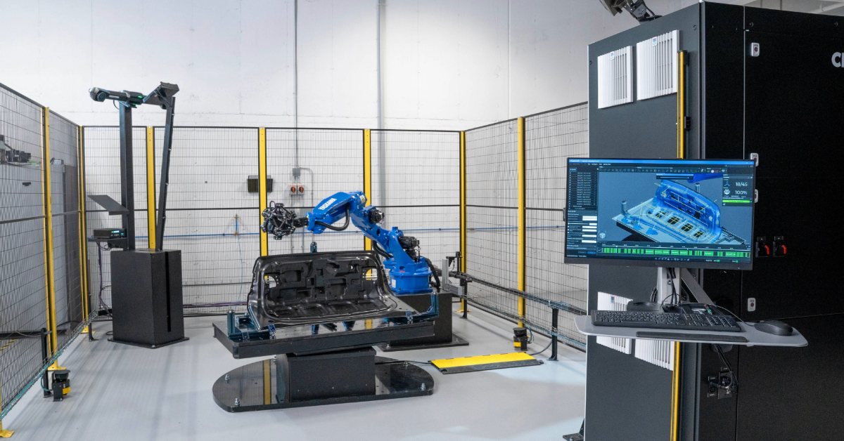 Creaform mejora el control de calidad automatizado con el CUBE-R Serie M