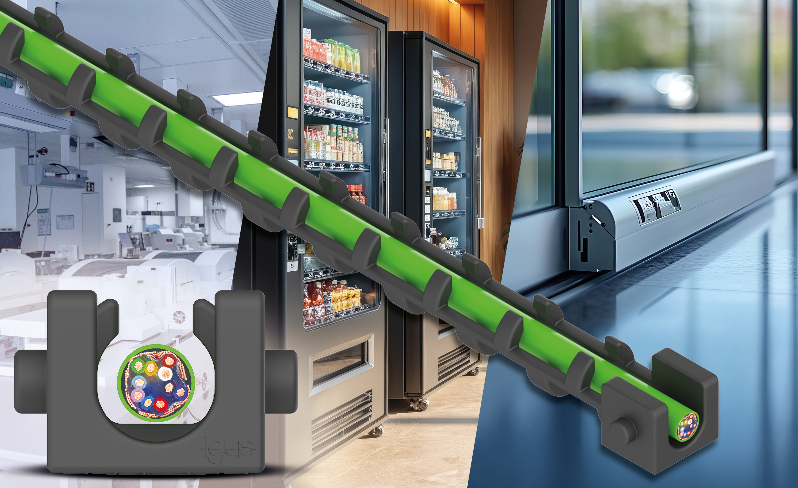 igus avanza en el desarrollo de su nueva cadena portacables E1