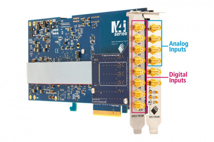 Digitalizadores pcie 8 entradas digitales adicionales spectrum instrumentation 33863