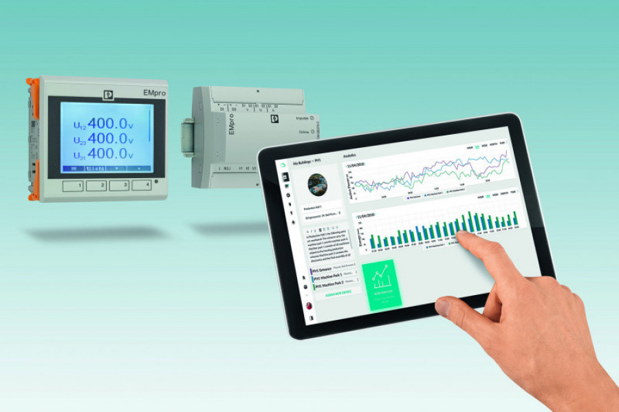 Medidores de energia empro de phoenix contact 33639
