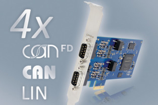 Hms networks interfaces a pc ixxat multicanal can ib 640 pcie 33427