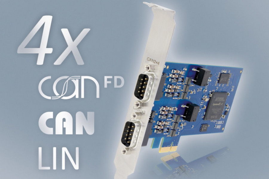 Hms networks interfaces a pc ixxat multicanal can ib 640 pcie 33427