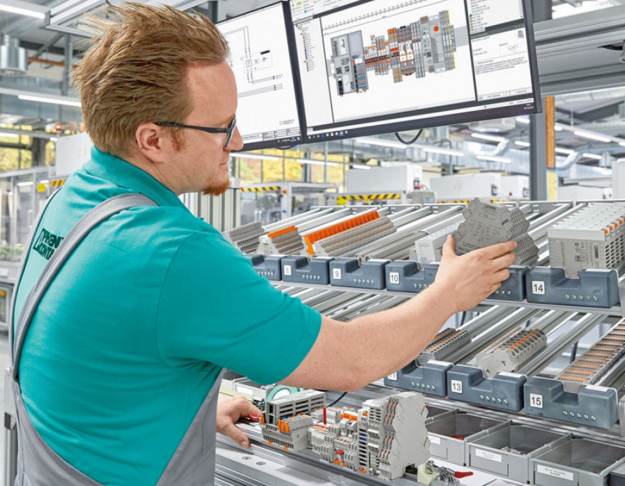 Sistema de asistencia mount assist de la familia de productos clipx de phoenix contact 32126