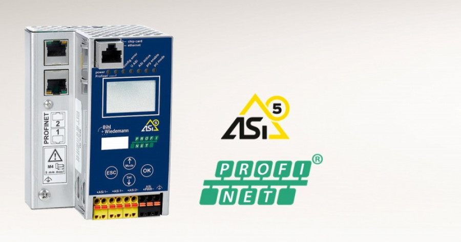 La pasarela asi 5 asi 3 de bihl wiedemann profinet. 30933