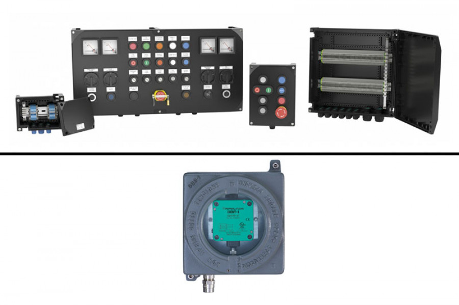 Serie de cajas gr con proteccion de tipo ex e y sensor rfid en caja ex d 29085