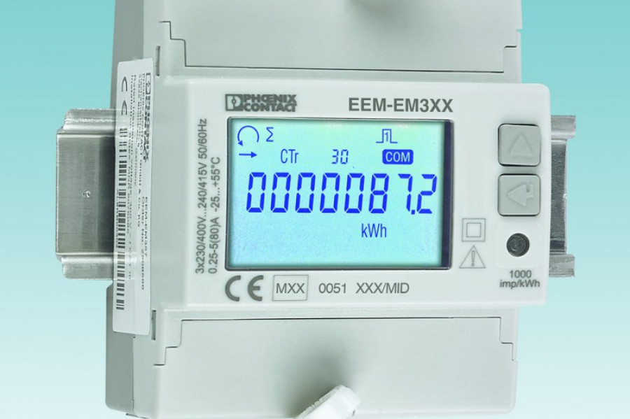 Contadores de energia mid empro phoenix contact 26514