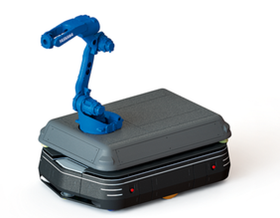 Robot movil yaskawa mh12 sobre plataforma otto 1500 18035