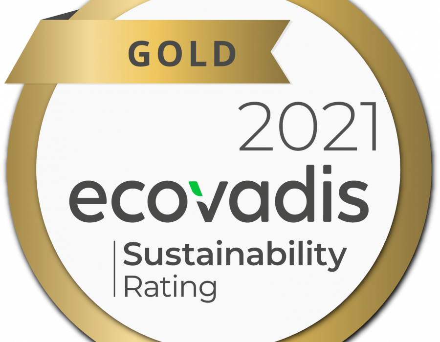EcoVadis Gold medal 2021
