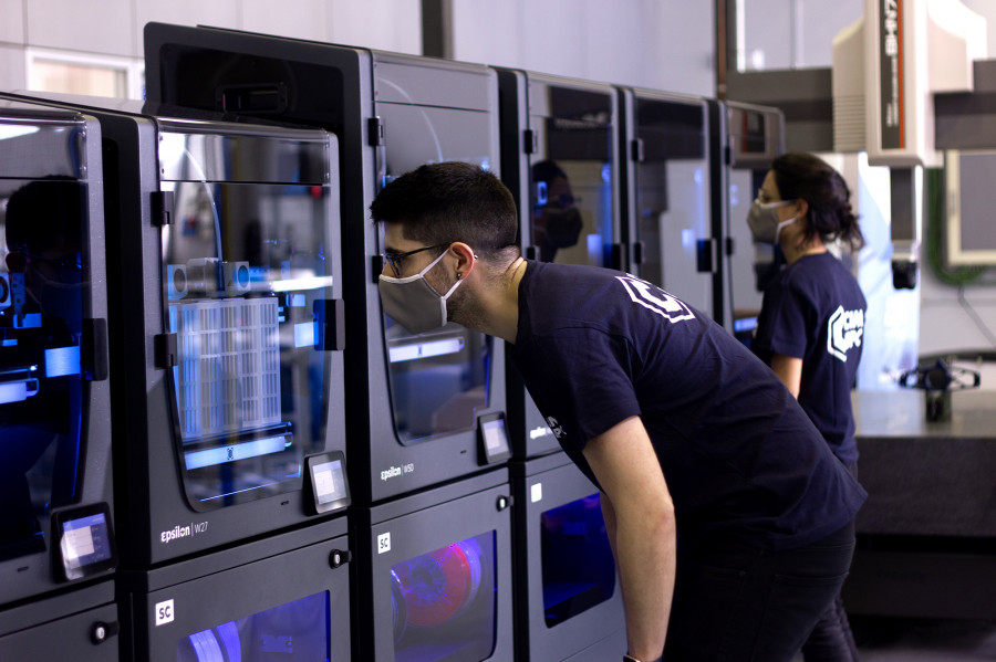 BCN3D Epsilon Series 3D Printer smart cabinet humidity controlled environment CIM UPC 3 web