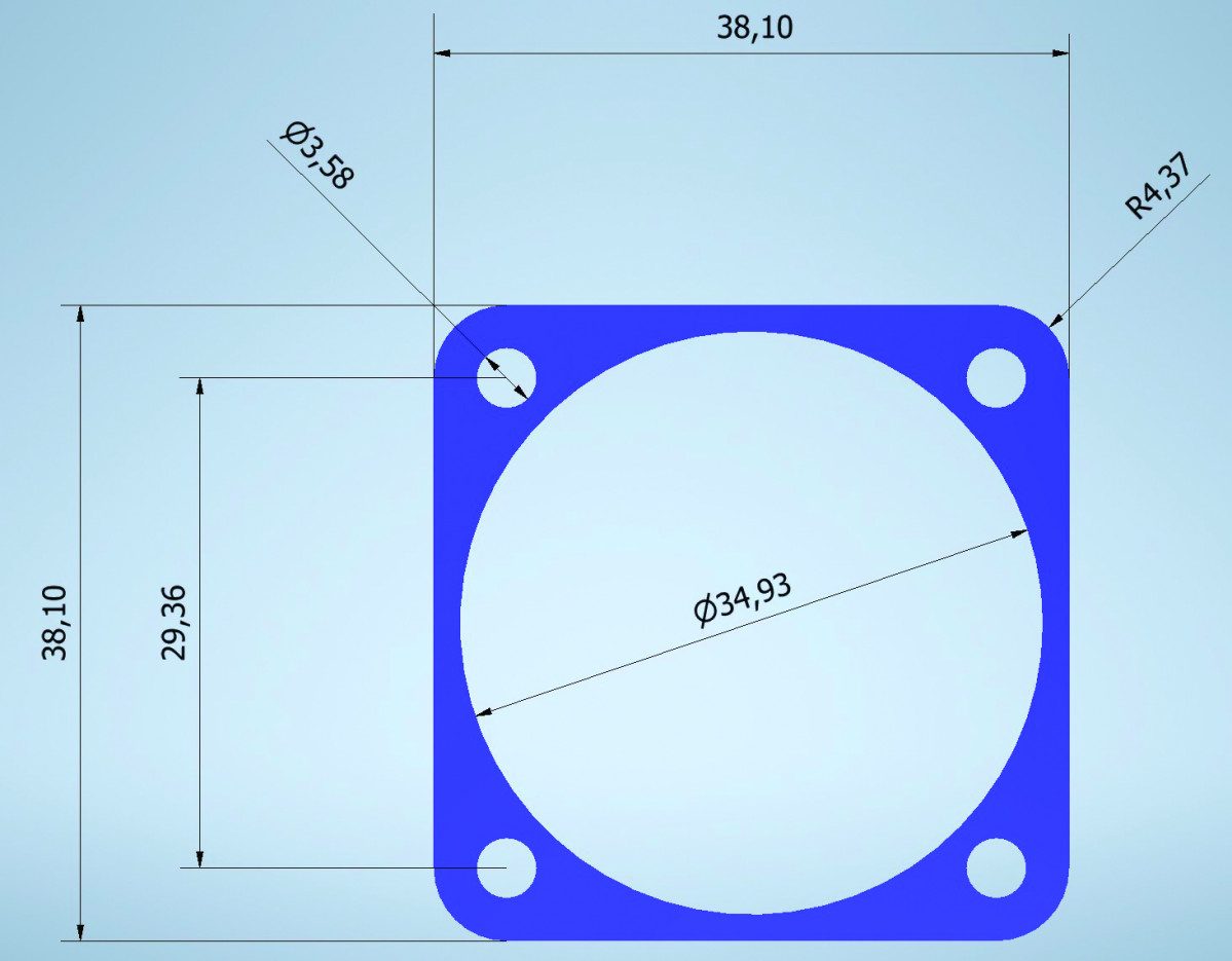 Parker Chomerics Mil Aero Connectors Fig 2  Gasket dimensions