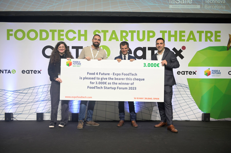 Imagen uno de los ganadores de la pasada edición del Foodtech Startup Forum 2023