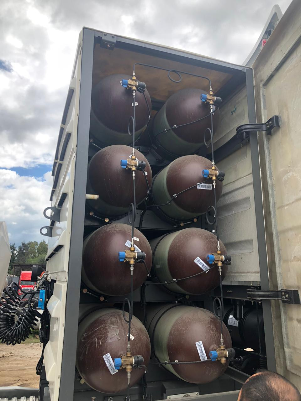 Adaptacion camion Botellas biometano